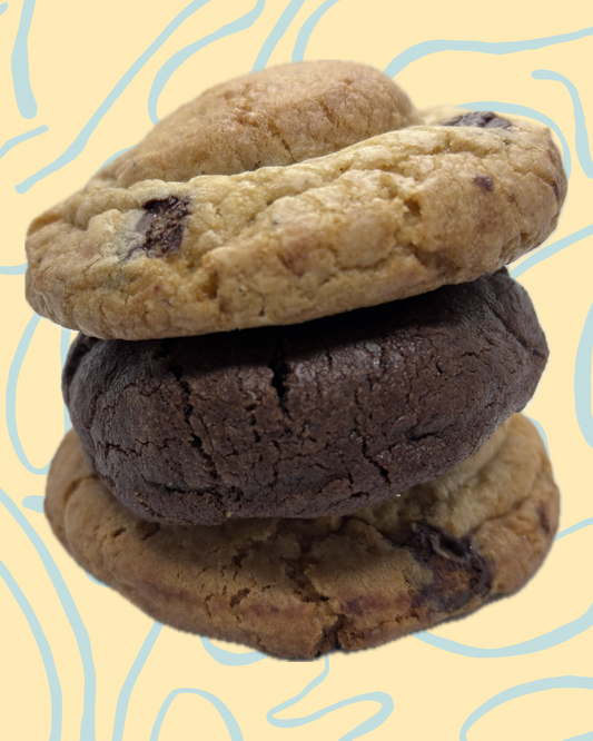Three cookies box